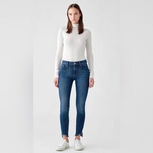 DL1961 Women's Florence Ankle Mid Rise Instasculpt Skinny Jeans